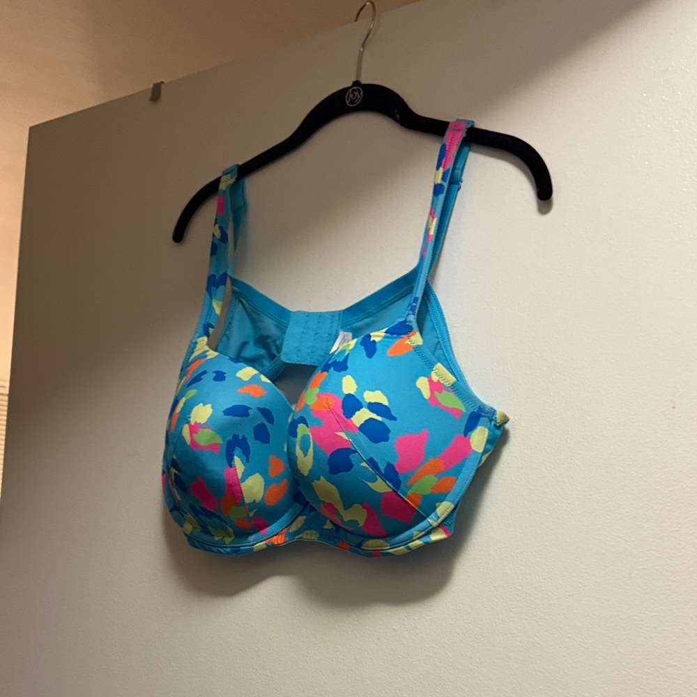 Cacique Vibrant Multicolor Floral Bra